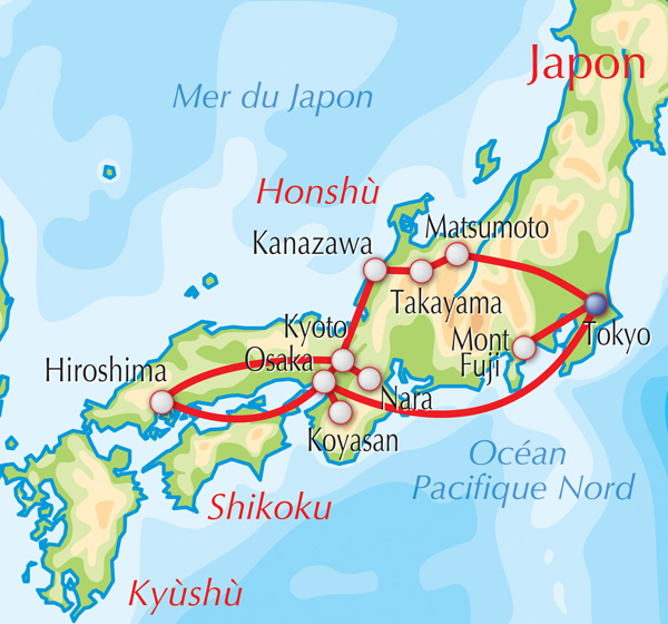 Voyage Aventure Découverte  Adeo Voyages - JAPON - 22 jours